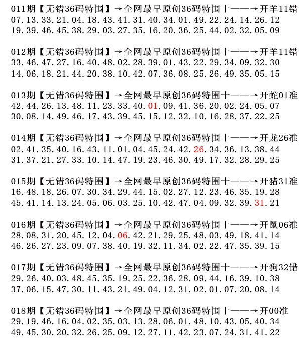 018期36码特围[图]