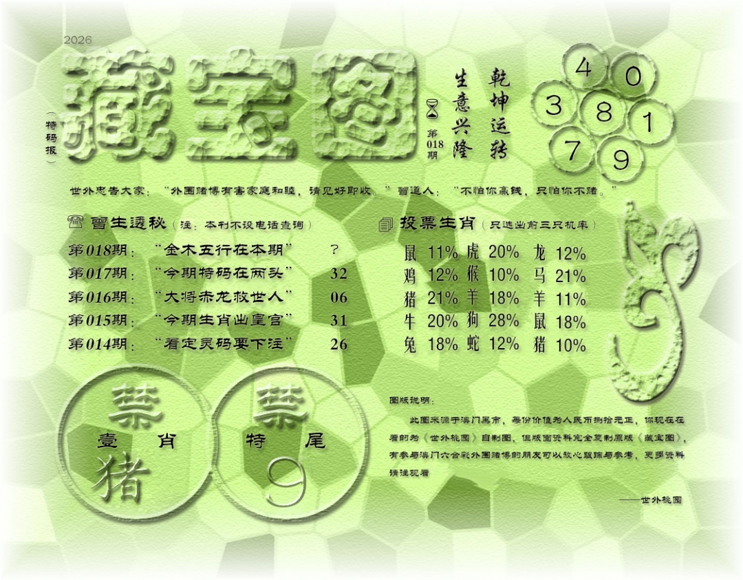 018期老《藏宝图》[图]