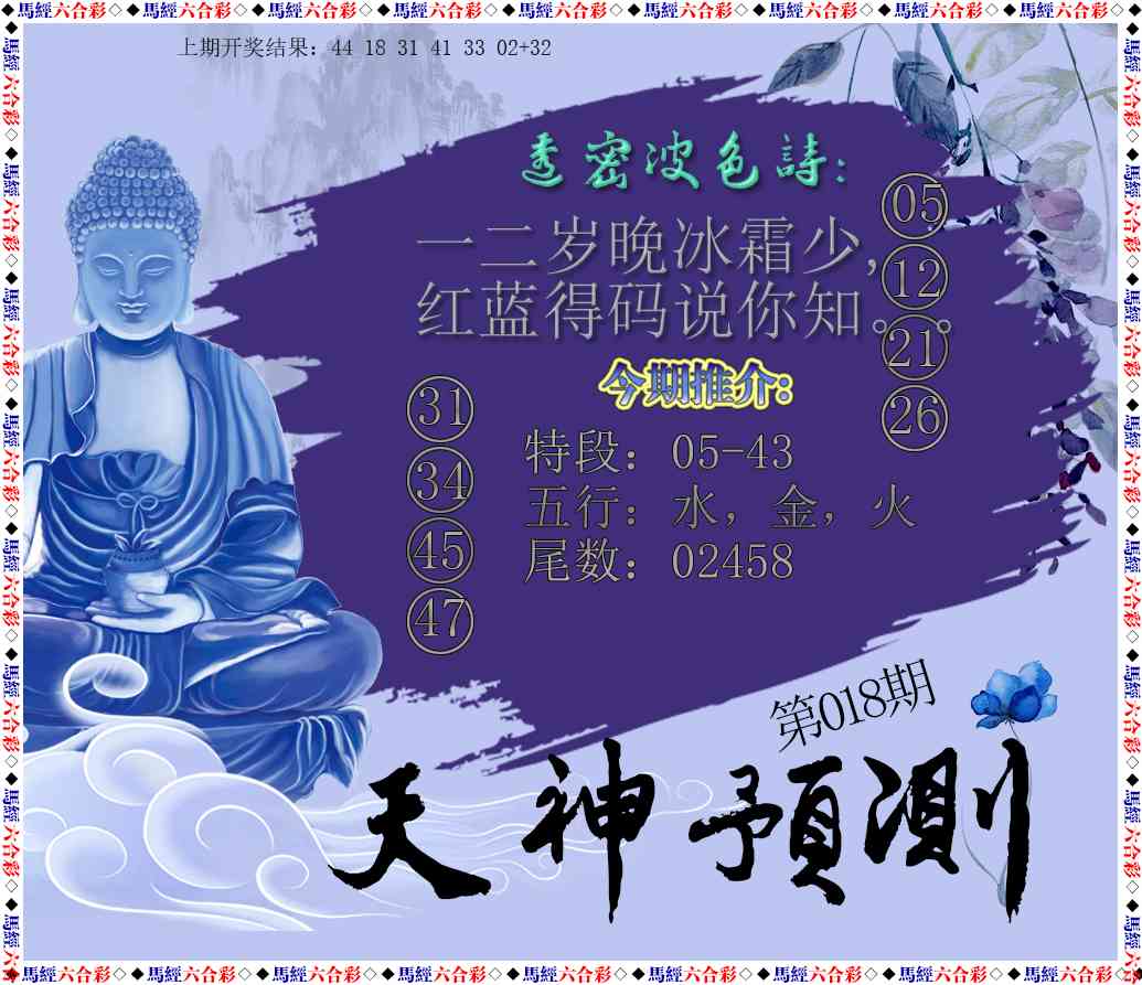 018期天神预测[图]