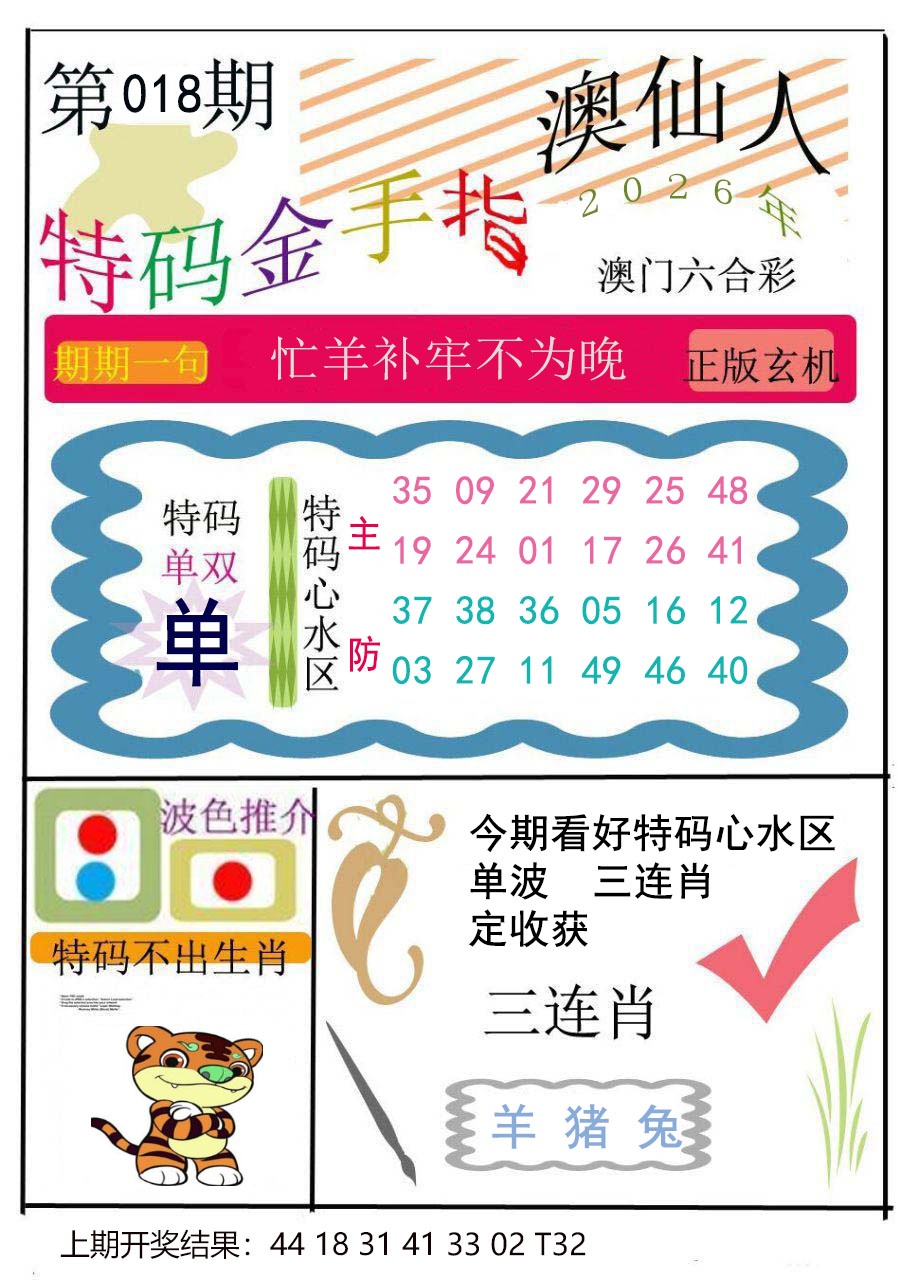 018期特码金手指[图]