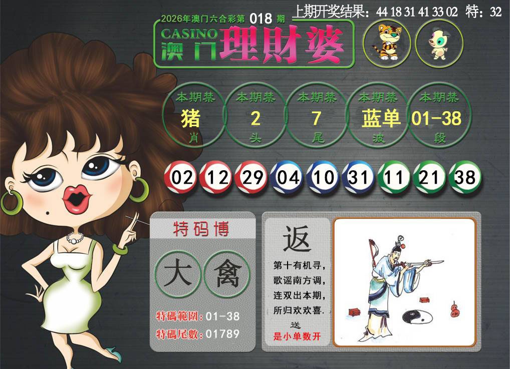 018期澳门理财婆[图]