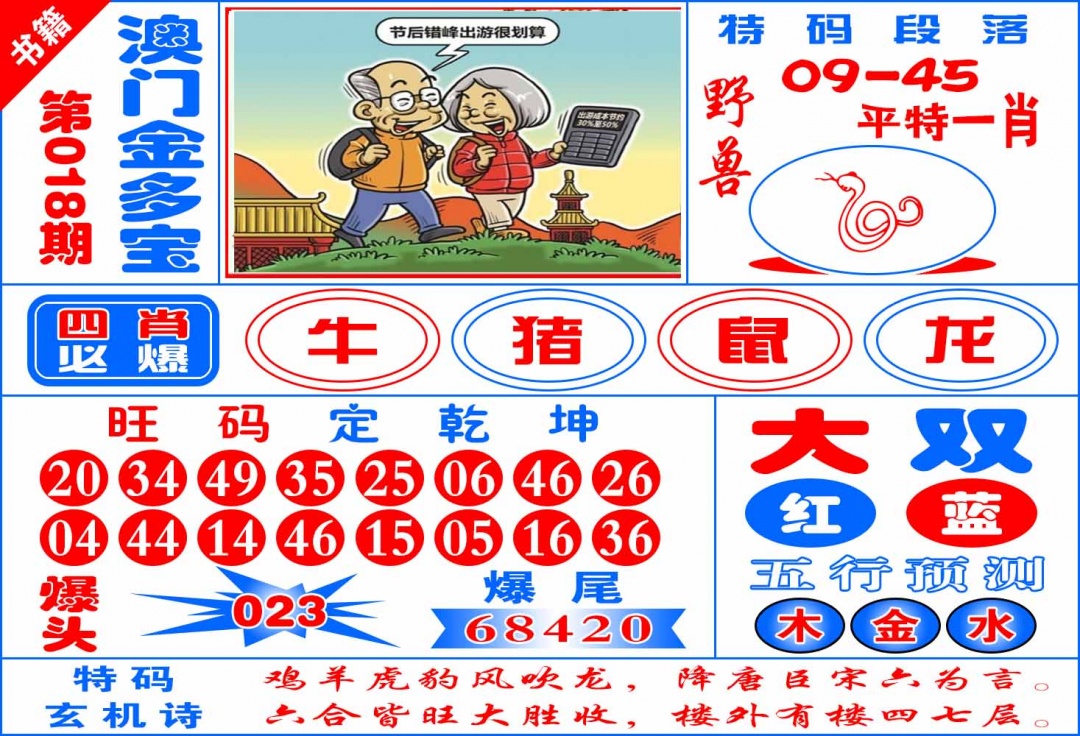 018期澳门金元宝[图]