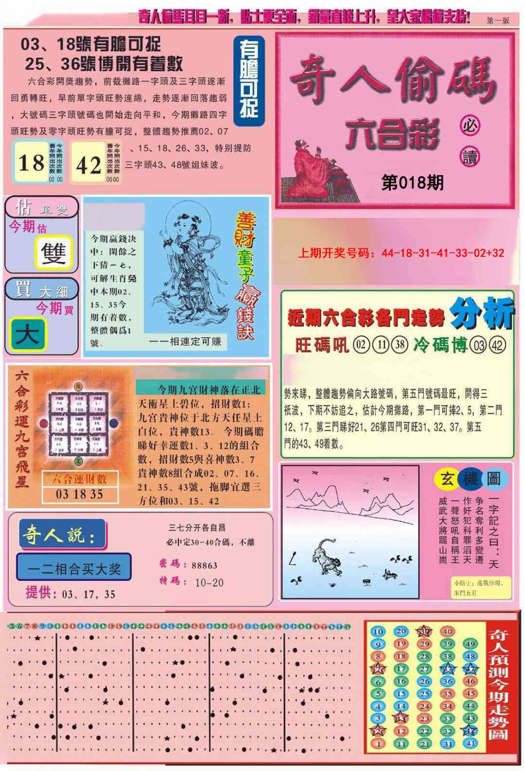 018期老奇人偷码A[图]