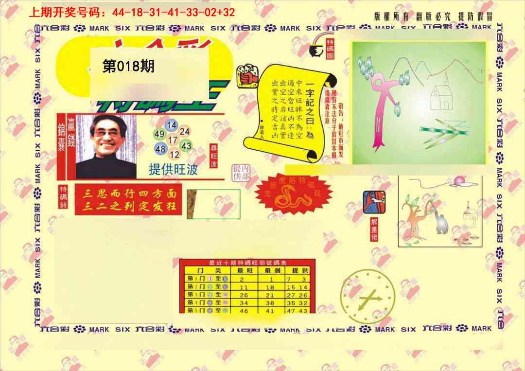 018期特码王[图]