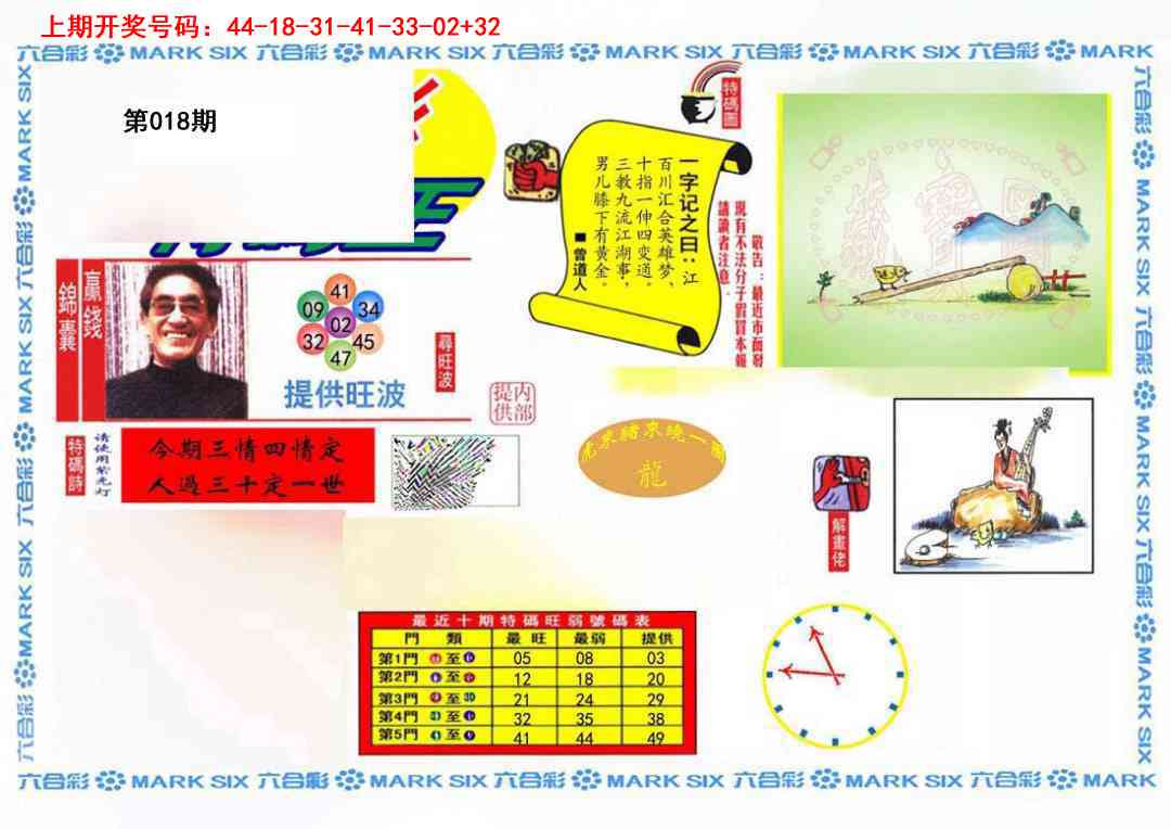 018期特码王(信封)[图]