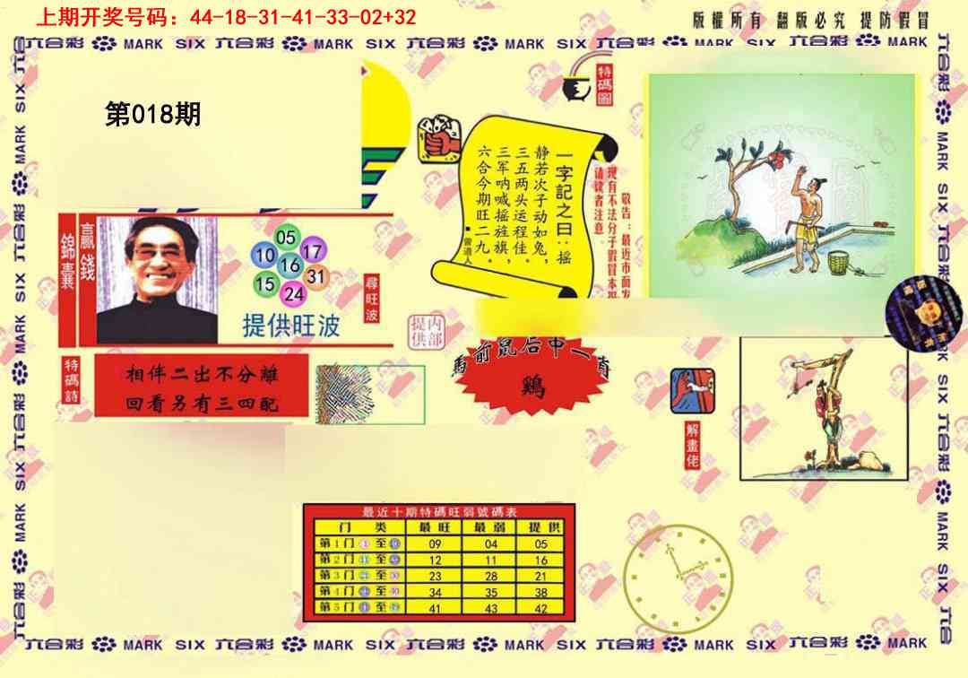 018期心水特码(信封)[图]