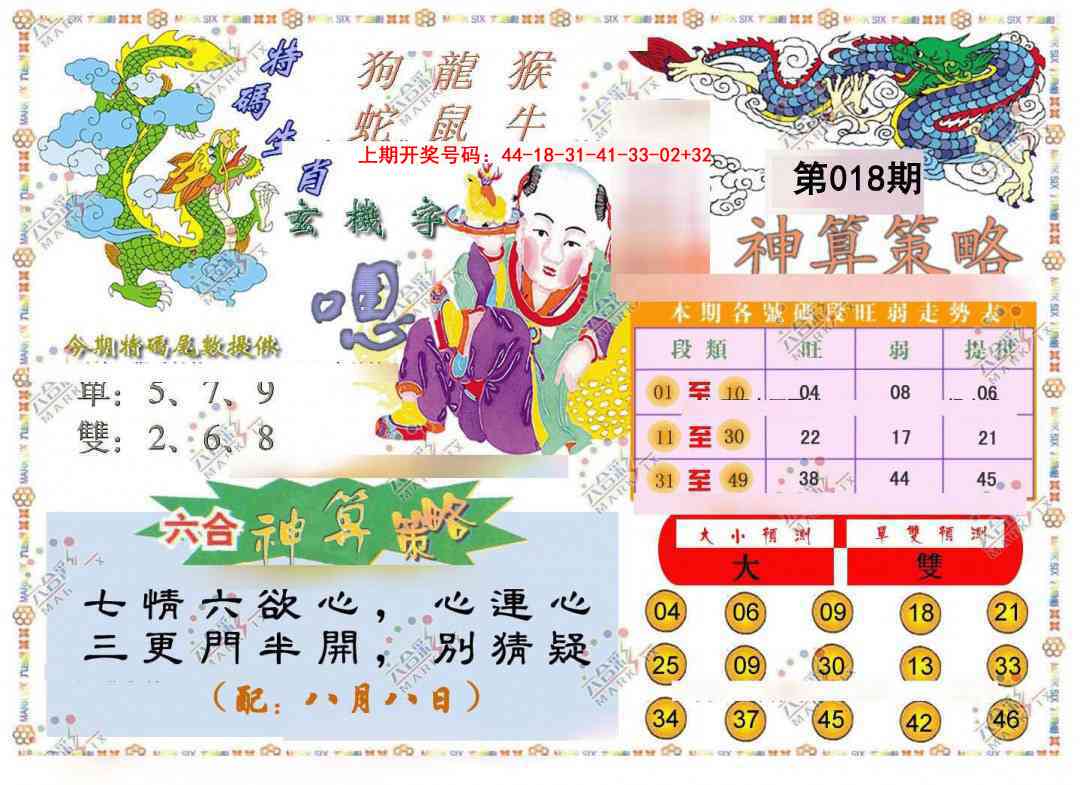 018期神算策略[图]