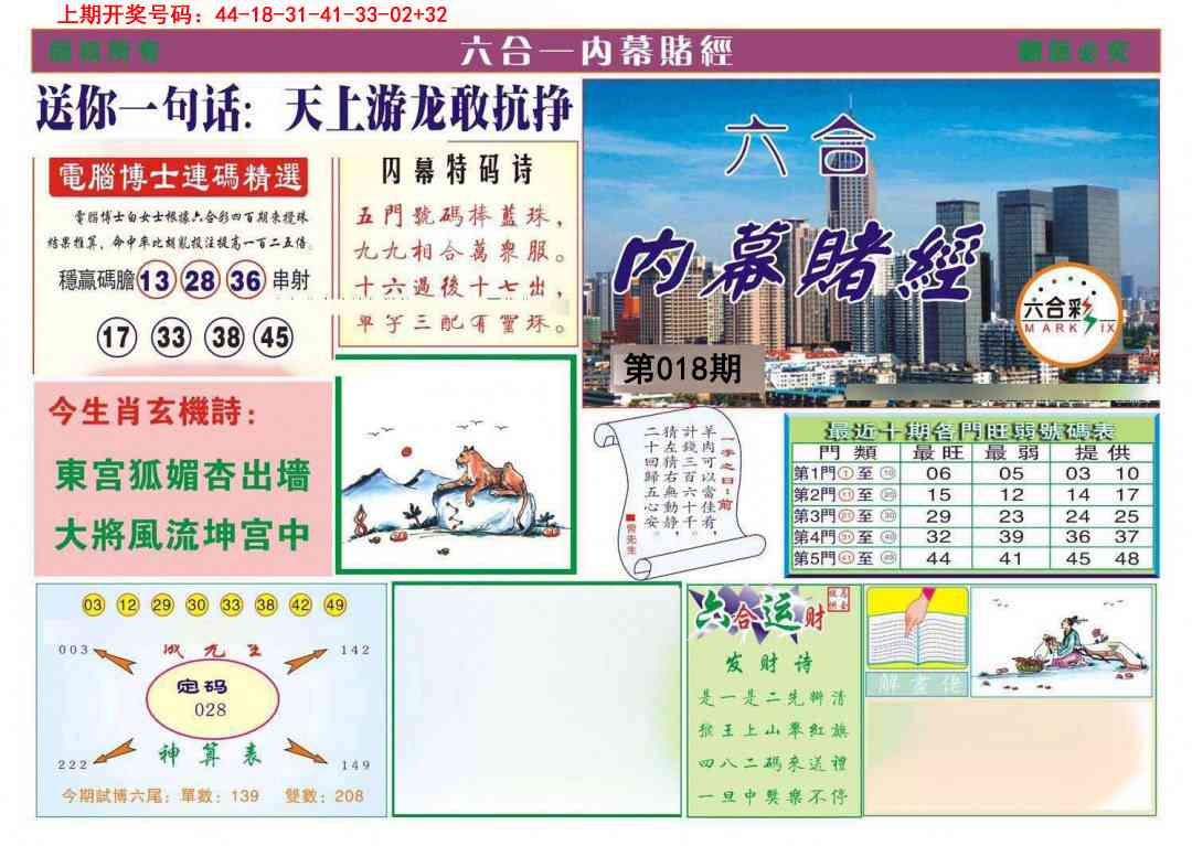 018期内幕赌经[图]