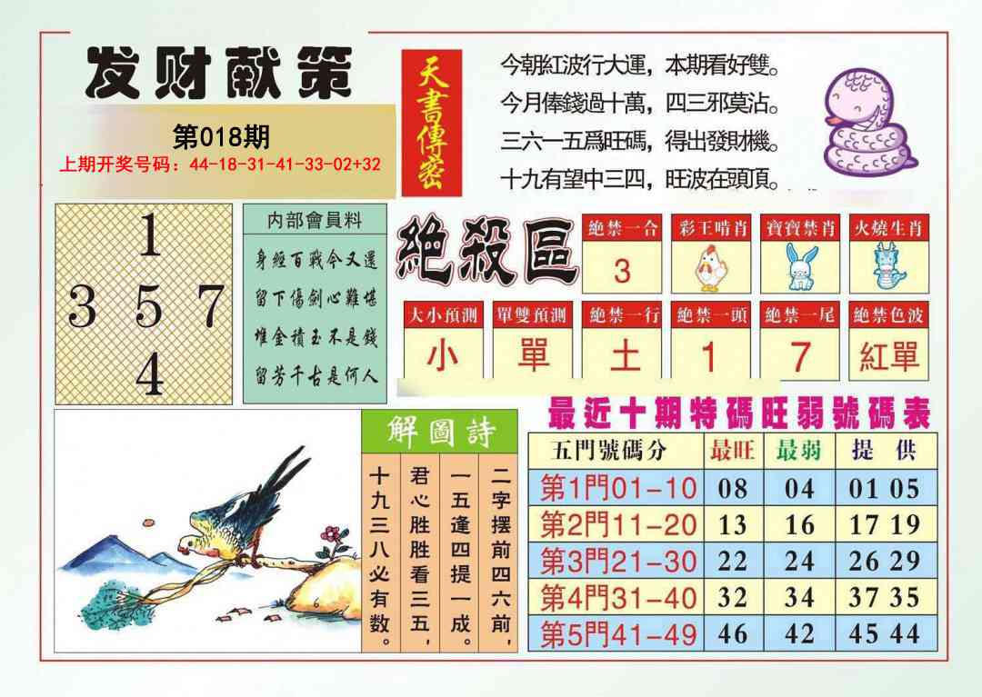 018期发财献策[图]