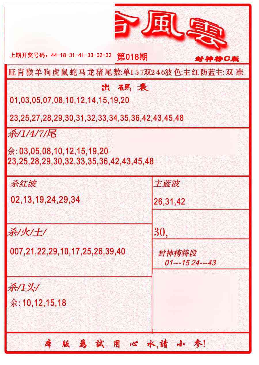 018期六合风云B[图]
