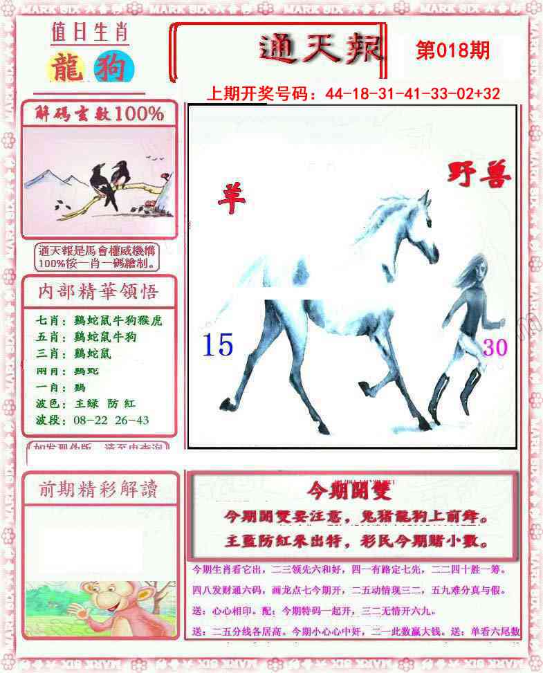 018期小喜通天报[图]