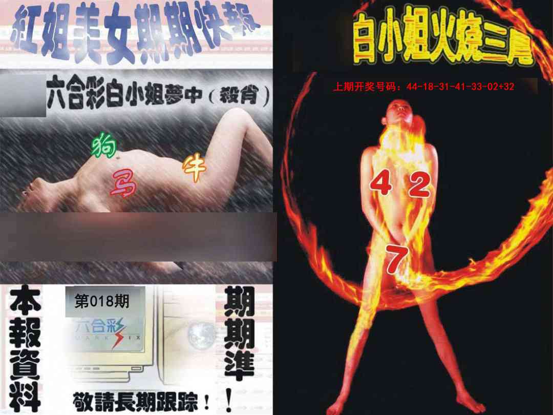 018期环球美女特码报[图]