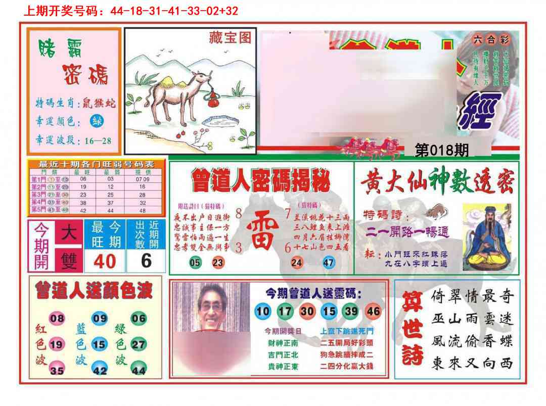 018期赢钱一经[图]