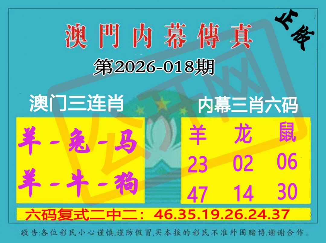 018期内幕传真三肖版[图]